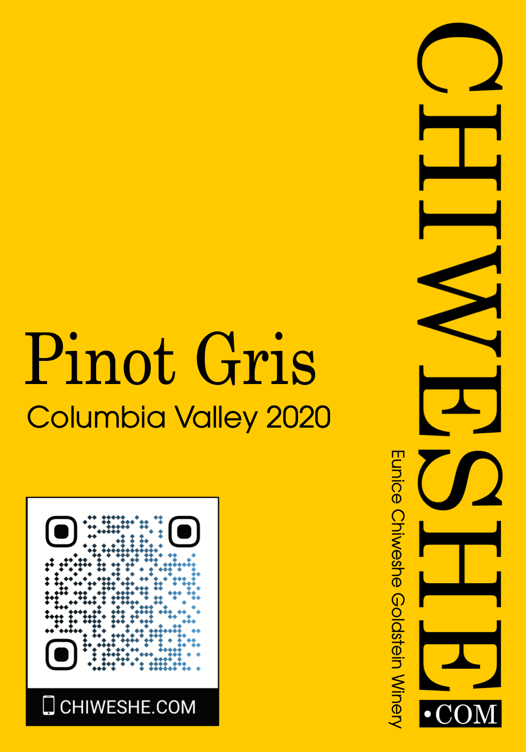 Chiweshe Pinot Gris Columbia Valley 2020 750 mL Chiweshe Pinot Gris Columbia Valley 2020 750 mL
