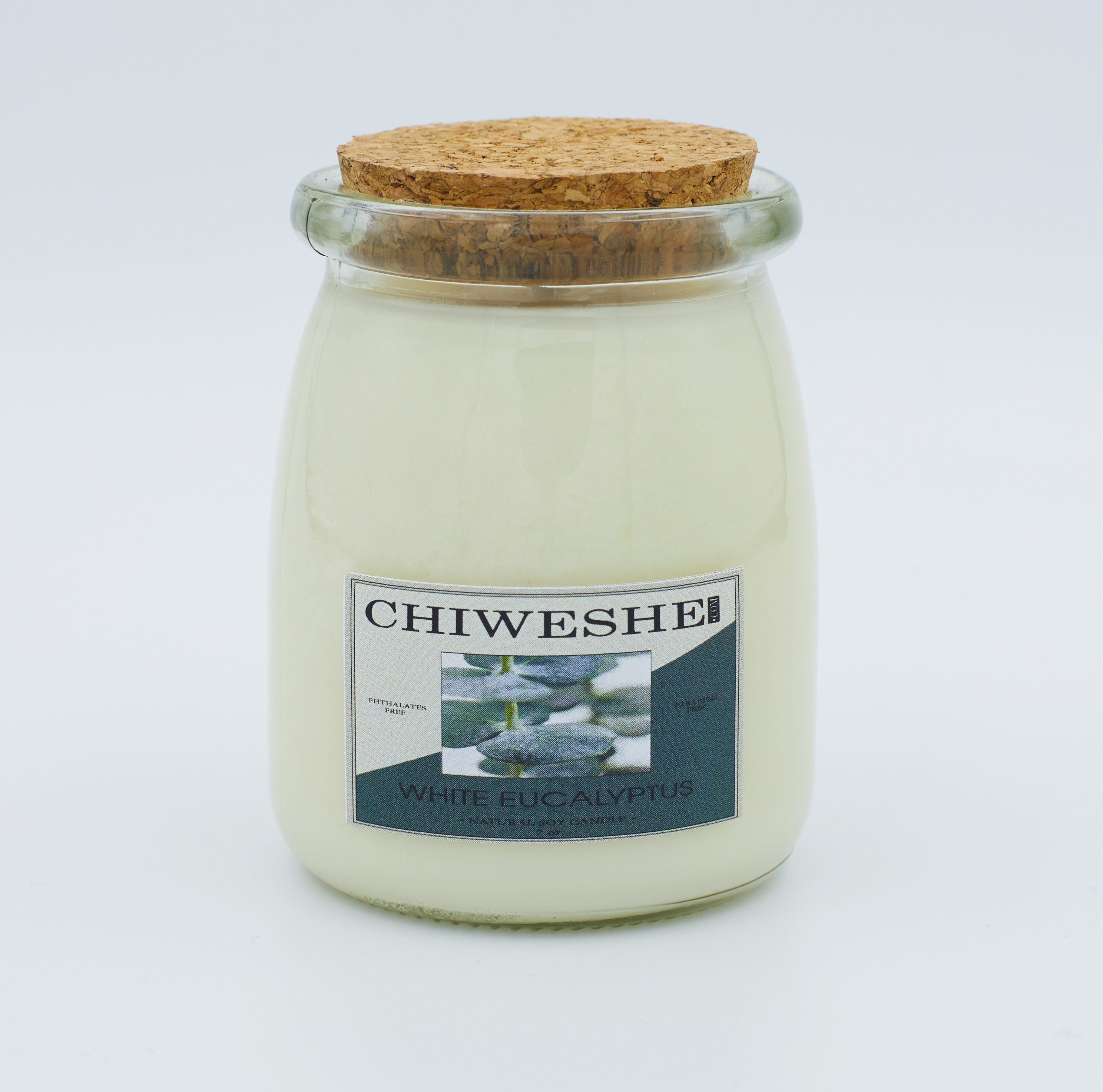 White Eucalyptus Natural Soy Candle Yogurt Jar (7 oz.) White Eucalyptus Natural Soy Candle Yogurt Jar (7 oz.)