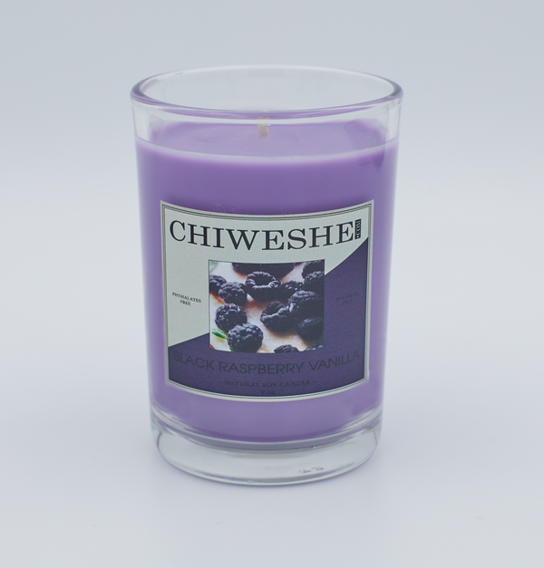 Black Raspberry Vanilla Natural Soy Candle The Puebla Collection (9 oz.)