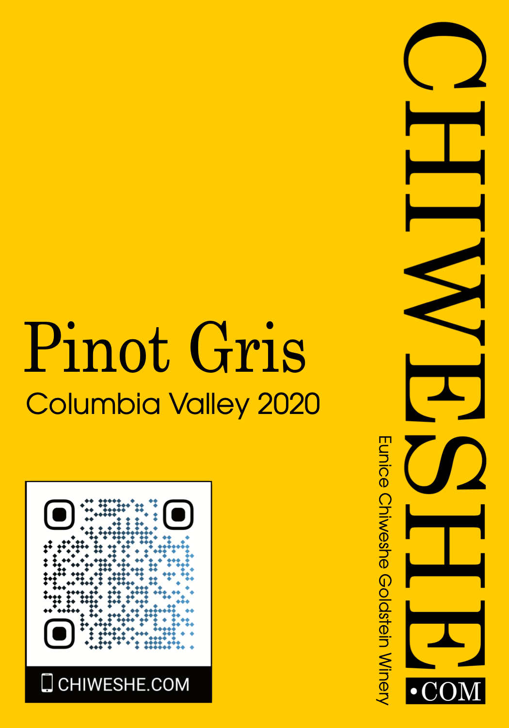 Chiweshe Pinot Gris Columbia Valley 2020 750 mL