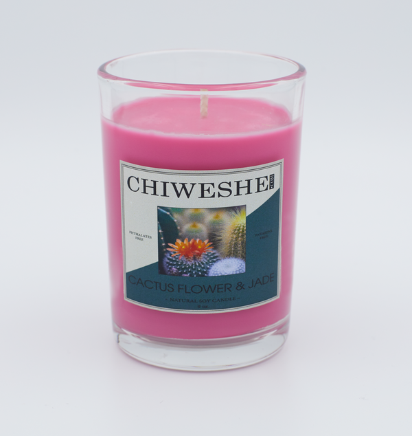 Cactus Flower & Jade Natural Soy Candle The Puebla Collection (9 oz.)