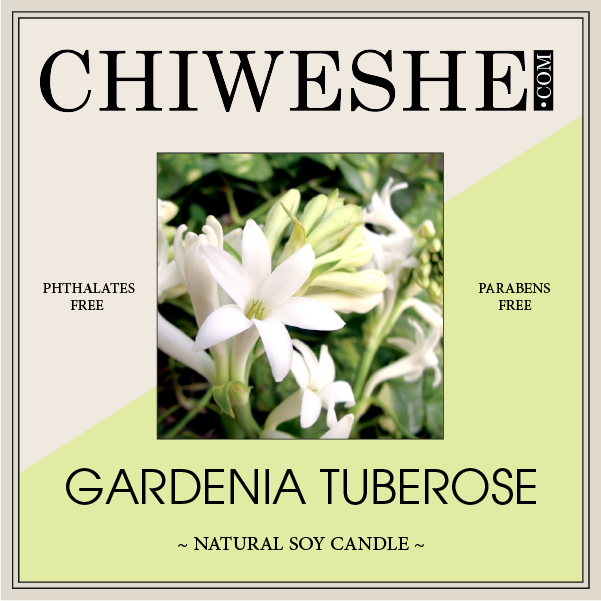 Gardenia Tuberose Natural Soy Candle Frosted Jar (6 oz.)