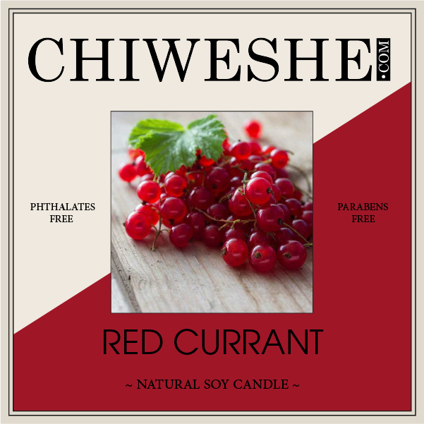 Red Currant Natural Soy Candle Frosted Jar (6 oz.)