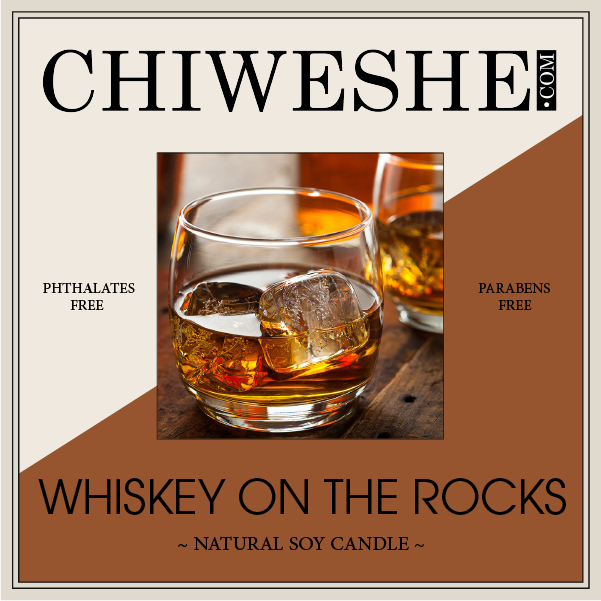 Whiskey on the Rocks Natural Soy Candle Tin (8 oz.)