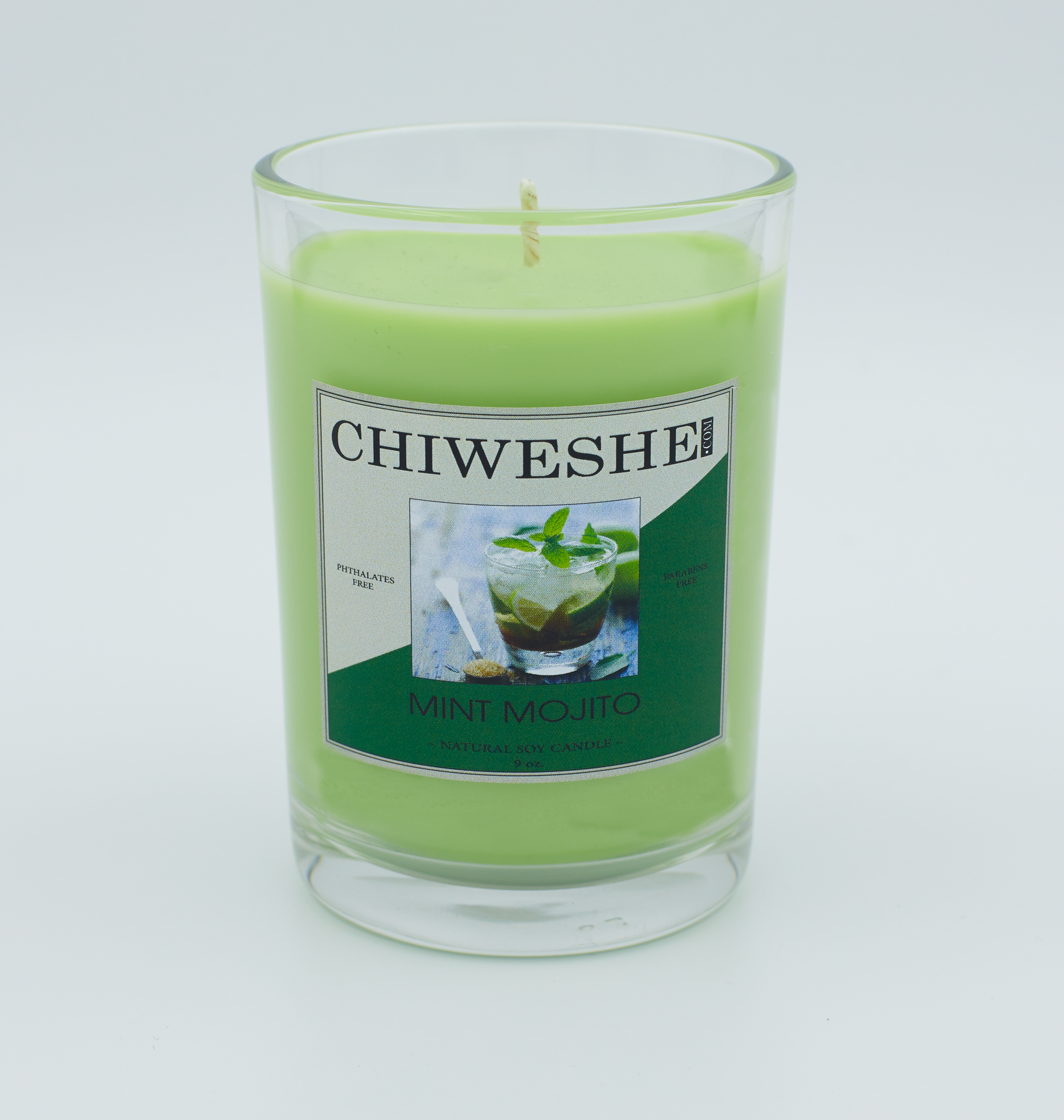 Mint Mojito Natural Soy Candle The Puebla Collection (9 oz.)