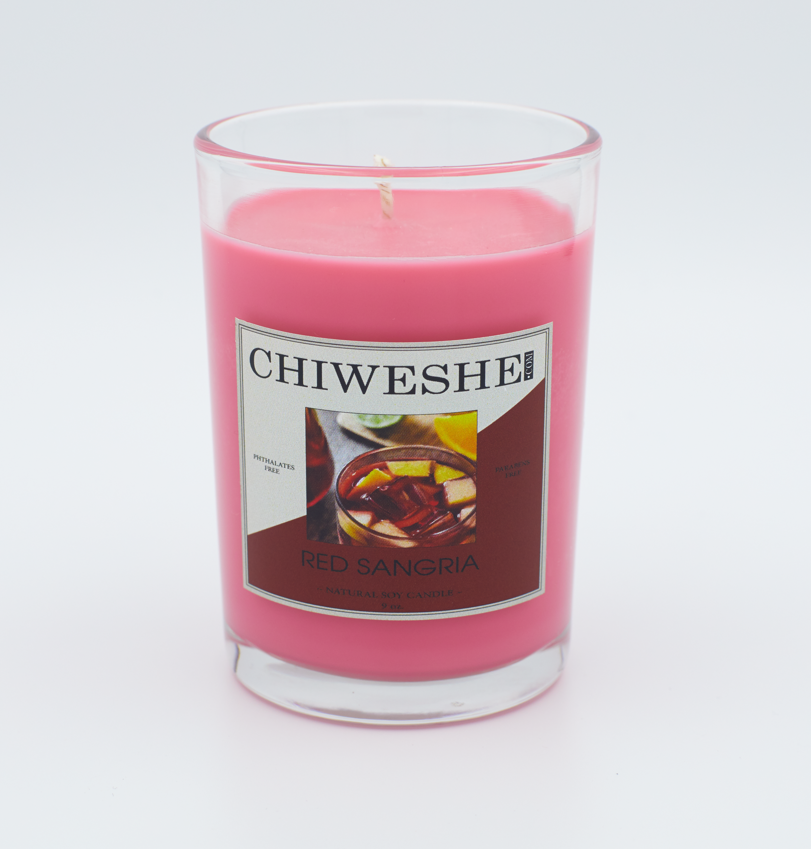 Red Sangria Natural Soy Candle The Puebla Collection (9 oz.)