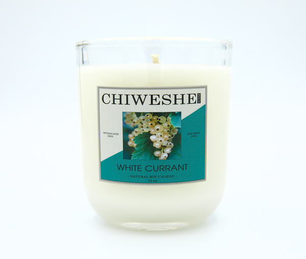 White Currant Natural Soy Candle The Sonoma Collection (12 oz.)