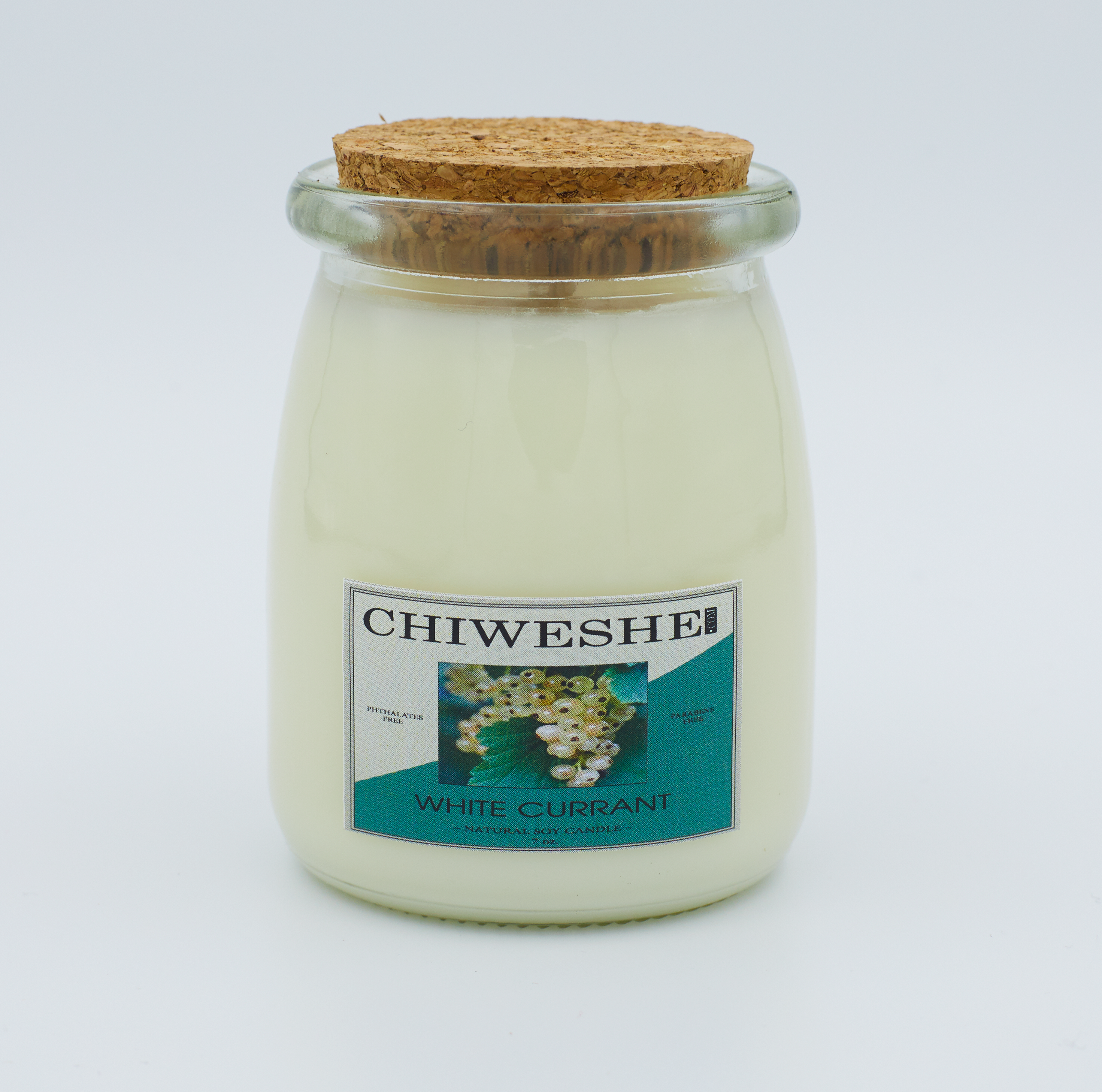 White Currant Natural Soy Candle Yogurt Jar (7 oz.)